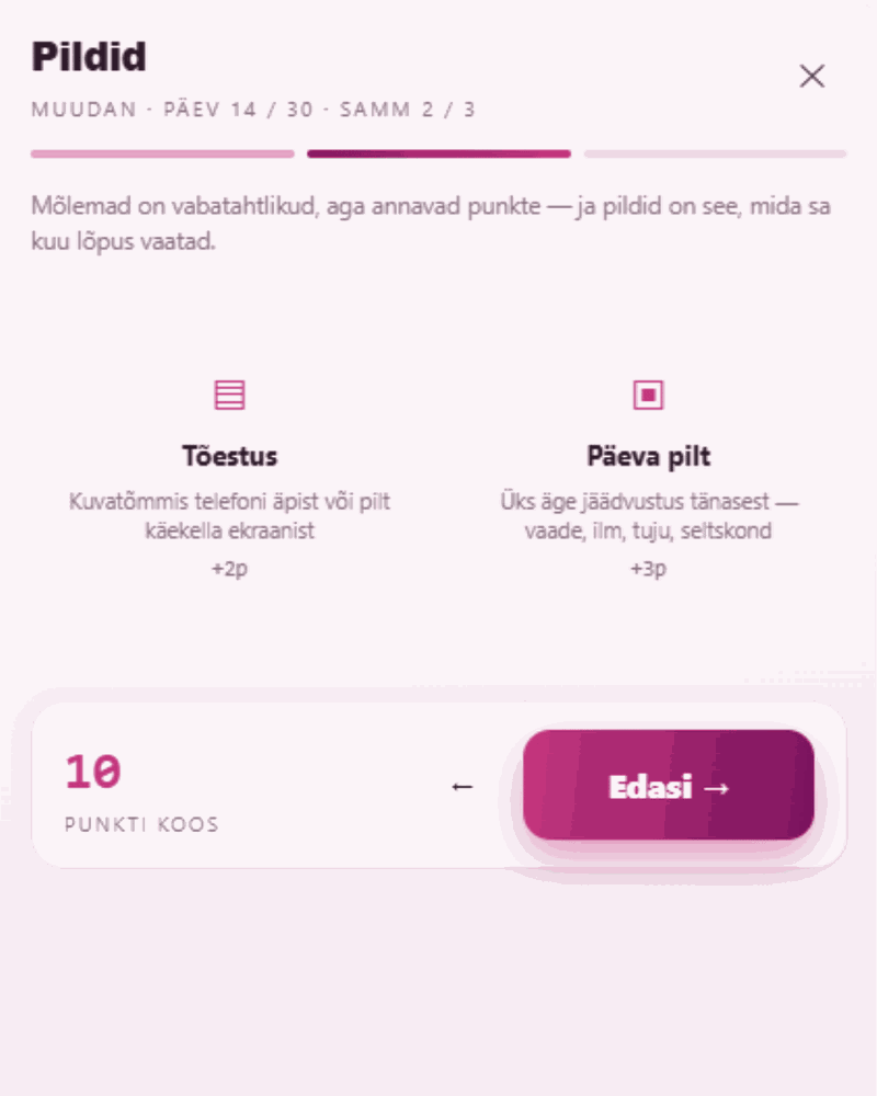Galerii — päevade pildid